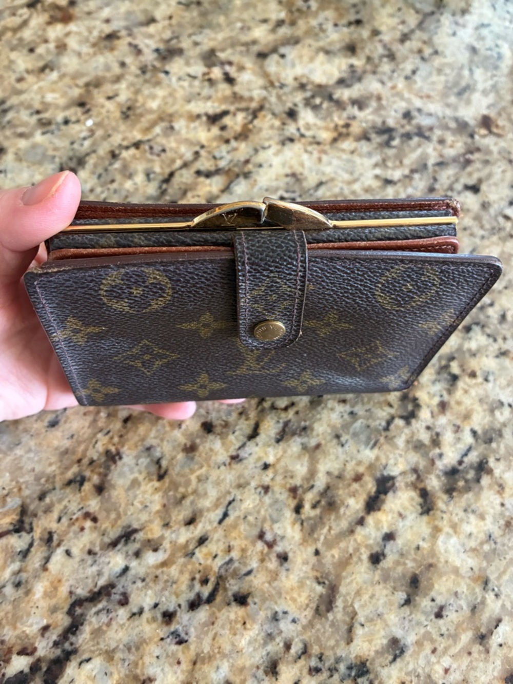 Louis Vuitton monogram kisslock wallet vintage - Picture 6 of 10